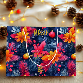 Anpassningsbar jul - stor gåva med Vibrant Flora