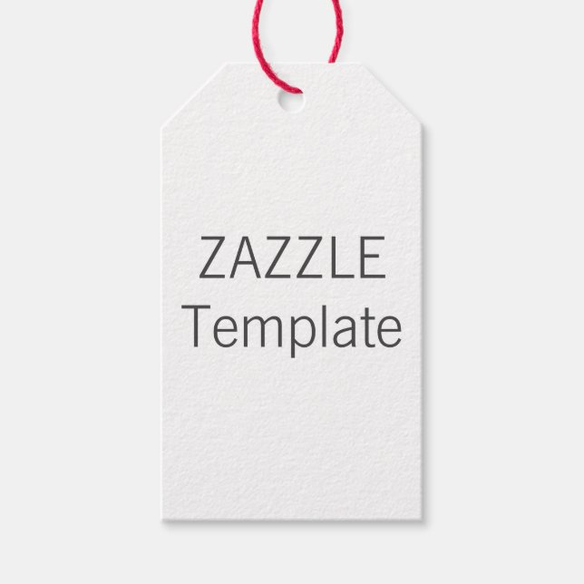 Anpassningsbar jul-vita Märkre RED Twine Presentetikett (Framsidan)