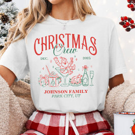 Anpassningsbar Julbesättningens matchningsfamilj T Shirt