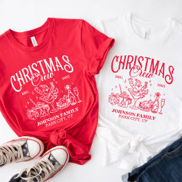 Anpassningsbar Julbesättningens matchningsfamilj T Shirt