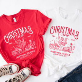 Anpassningsbar Julbesättningens matchningsfamilj T Shirt