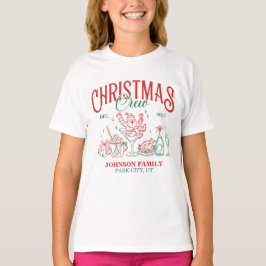 Anpassningsbar Julbesättningens matchningsfamilj T Shirt