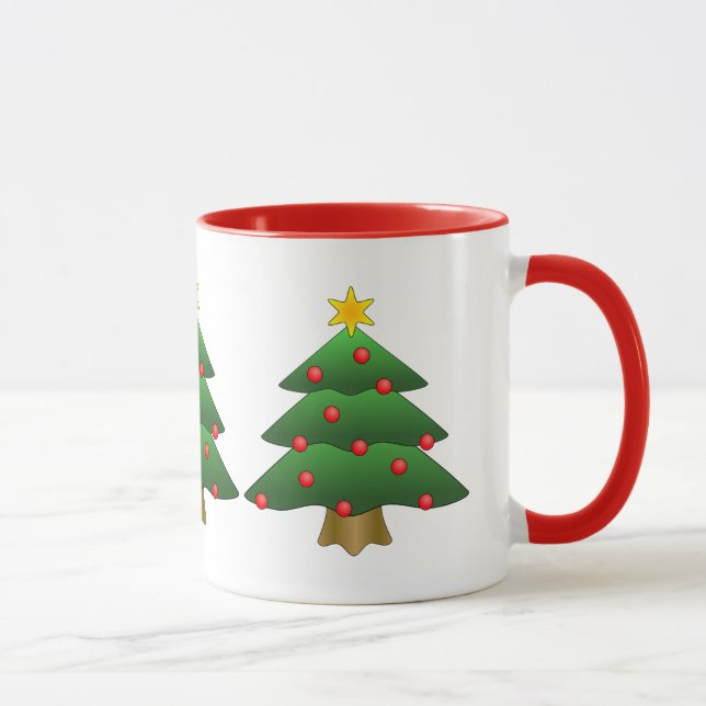 Anpassningsbar Julgran Mugg (Höger)