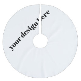 Anpassningsbar Julgransmatta Borstad Polyester