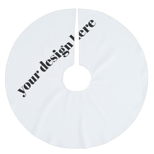 Anpassningsbar Julgransmatta Borstad Polyester (Framsidan)