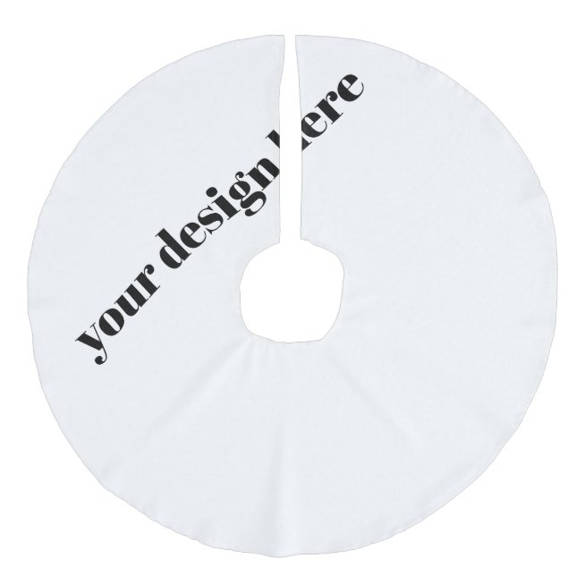 Anpassningsbar Julgransmatta Fusklinne (Framsidan)