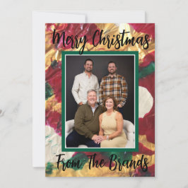 Anpassningsbar Julhälsningar kort åt dig!