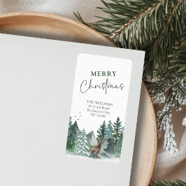 Anpassningsbar Juli Grönt Returadress för vattenfä Adressetikett