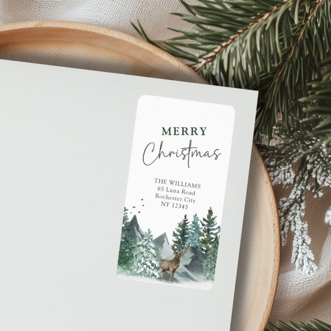 Anpassningsbar Juli Grönt Returadress för vattenfä Adressetikett (Skapare uppladdad)