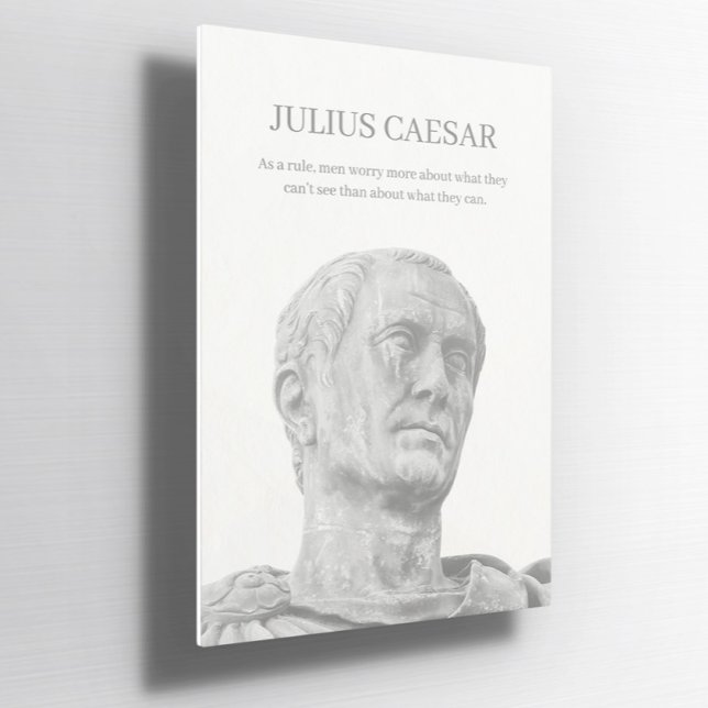 Anpassningsbar Julius caesar inspirationcitat Post Poster (Skapare uppladdad)