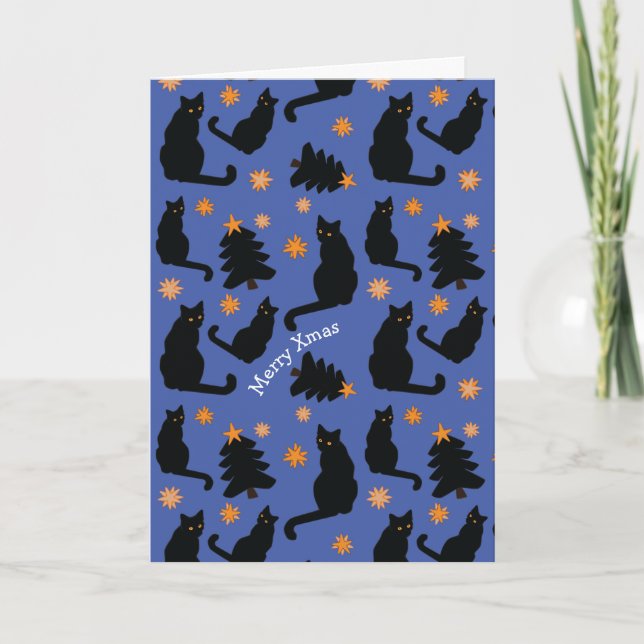 ANPASSNINGSBAR JULKATTER KORT (Framsida)