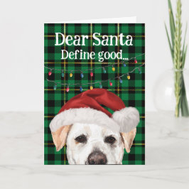 Anpassningsbar julkort från Labrador Tack Kort