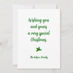 Anpassningsbar Julkort Inbjudningar