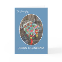 Anpassningsbar Jullager Cute Wood-Mice