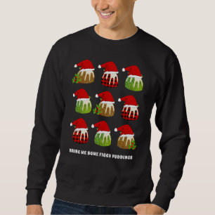Anpassningsbar Julpuddings Lång Ärmad Tröja