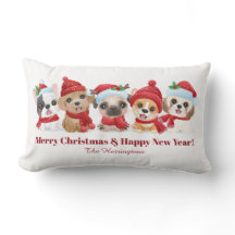 Anpassningsbar julpuppar dekorativ kudde