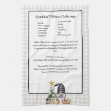 Anpassningsbar julrecept Keepsaké Watercolor Gnome