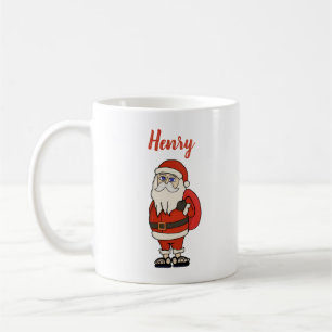 Anpassningsbar Jultomten Flinflip flops Kaffemugg