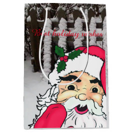 Anpassningsbar Jultomten på ett snö-betesstaket