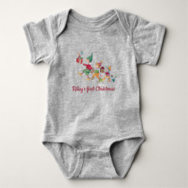Anpassningsbar Julventiler och Helgdag Grått T Shirt