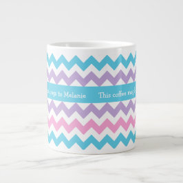 Anpassningsbar Jumbo Coffee Mugg, Multifärgad Chev Jumbo Mugg