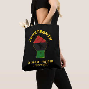 Anpassningsbar JUNETEENTH:T:e erkännandefriheten Tygkasse