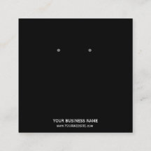 Anpassningsbar Juvelry Earring Visning Card