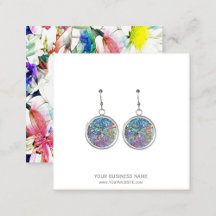 Anpassningsbar Juvelry Earring Visning Card