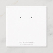 Anpassningsbar Juvelry Earring Visning Card