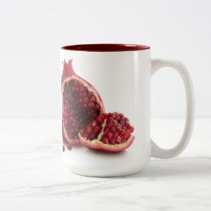 anpassningsbar kaffe koppar—POMEGRANAT Två-Tonad Mugg
