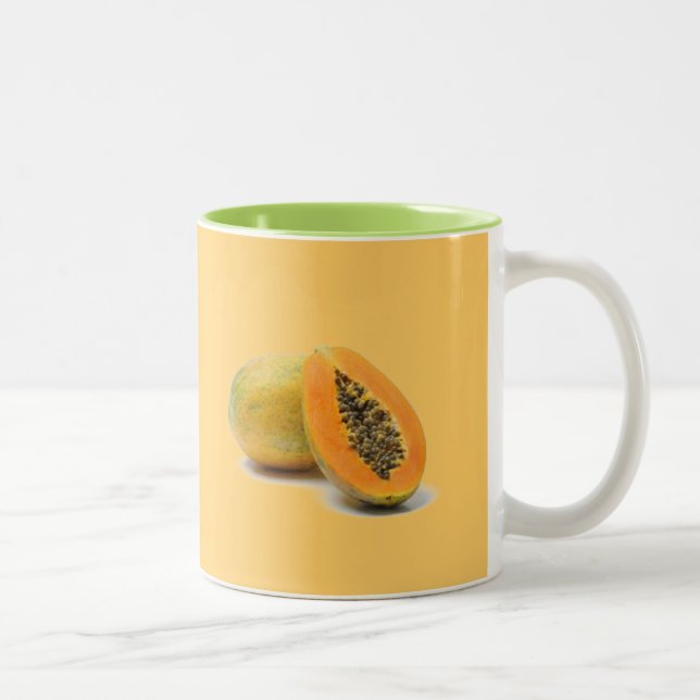 anpassningsbar kaffe mugg PAPAYA (Höger)