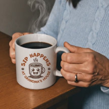 Anpassningsbar kaffekopp för mormor