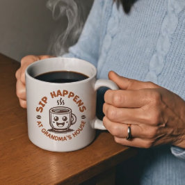 Anpassningsbar kaffekopp för mormor