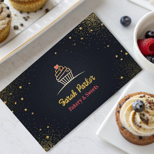 Anpassningsbar Kakes bakverk Visitkort