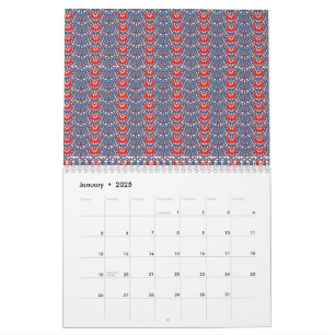 Anpassningsbar Kalender. Aestetisk vägg och konstd Kalender