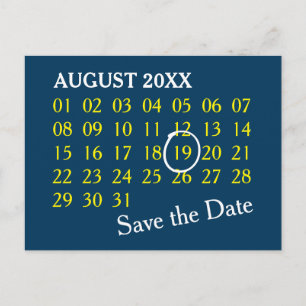 Anpassningsbar Kalender + fotot, baksida, text Meddelande Vykort