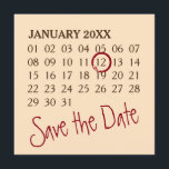 Anpassningsbar Kalender   fotot, baksida, text Spara Datumet<br><div class="desc">Söt Calendar Ideas by EDDA Froehlich | Spara datumet! Det är enkelt att anpassa för evenemanget genom att lägga till egna datum,  bakgrunder och texter. Du kan ändra år,  månad och dag för evenemanget. | Om du vill ha fler idéer kan du kontakta mig: contact@eddart.de eller titta här: www.zazzle.com/simply_ideas*</div>