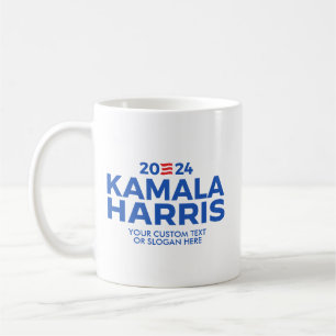 Anpassningsbar Kamala Harris 2024 Kaffemugg