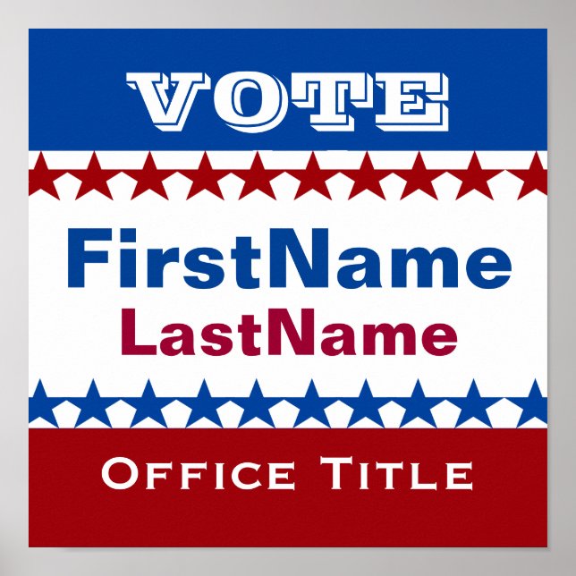 Anpassningsbar Kampanj-mall Poster (Framsidan)