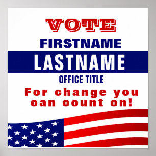 Anpassningsbar Kampanj-mall Poster