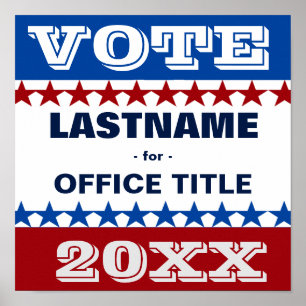 Anpassningsbar Kampanj-mall Poster