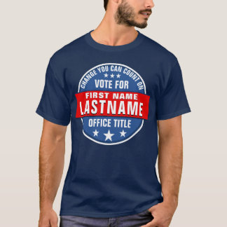 Anpassningsbar Kampanj-mall T Shirt