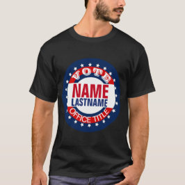 Anpassningsbar Kampanj-mall T Shirt