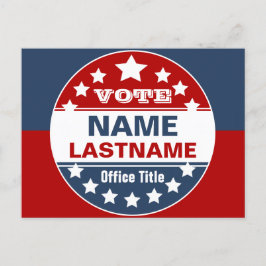 Anpassningsbar Kampanj-mall Vykort