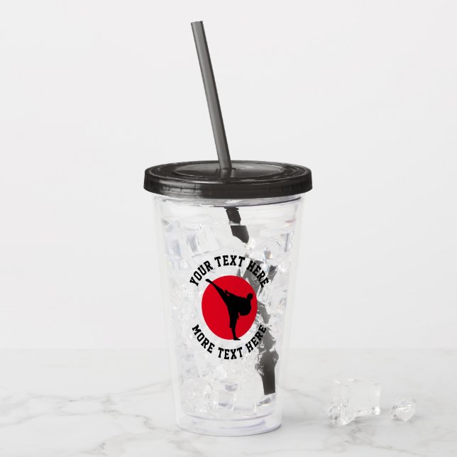 Anpassningsbar kampsport take away mugg (Framsida Ice)