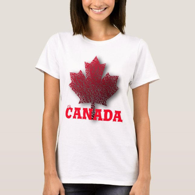 Anpassningsbar Kanadadag-skjorta Tröja (Framsida)