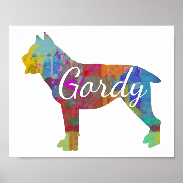 Anpassningsbar Käpp Corso Art Skriv ut Poster (Framsidan)
