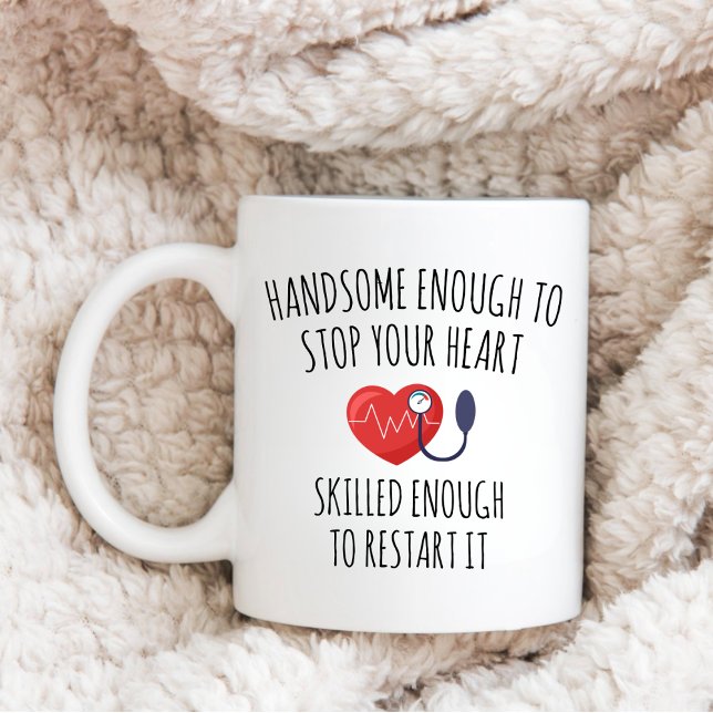 Anpassningsbar Kardiolog, Heart Doktor Cardiology  Kaffemugg (Skapare uppladdad)