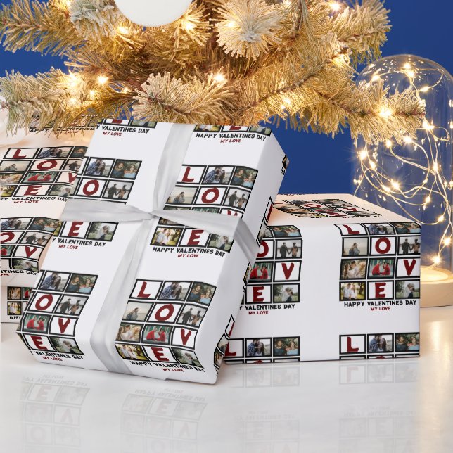 Anpassningsbar Kärlek Alla hjärtans dag 8 Fotokoll Presentpapper (Helgdagar)
