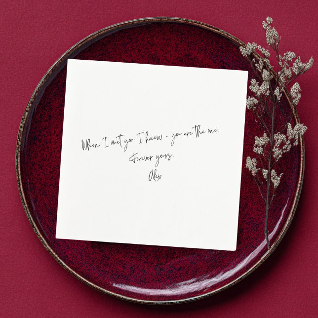 Anpassningsbar Kärlek Note-överföring för egen han Pappersservett (Skapare uppladdad)